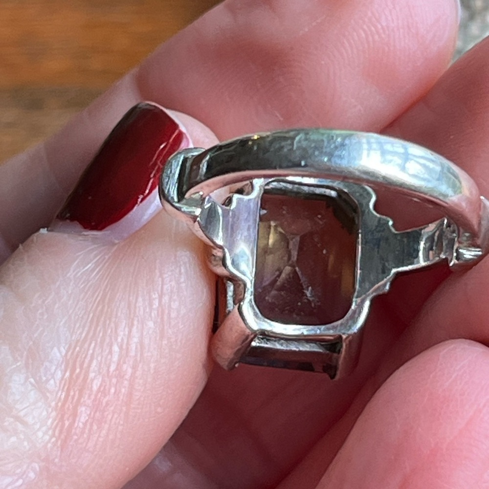 Ametrine Solitaire Unique Gemstone Handcrafted Ar… - image 7